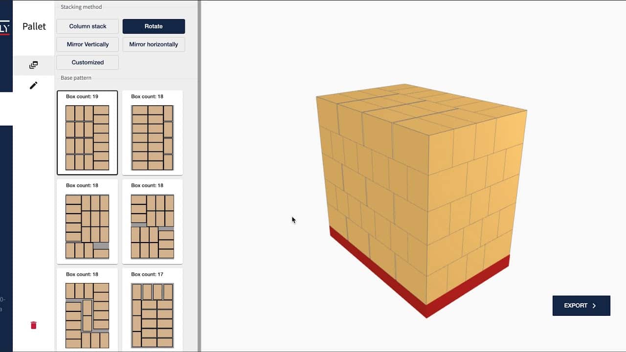 Build a pallet pattern in Pally pallet builder