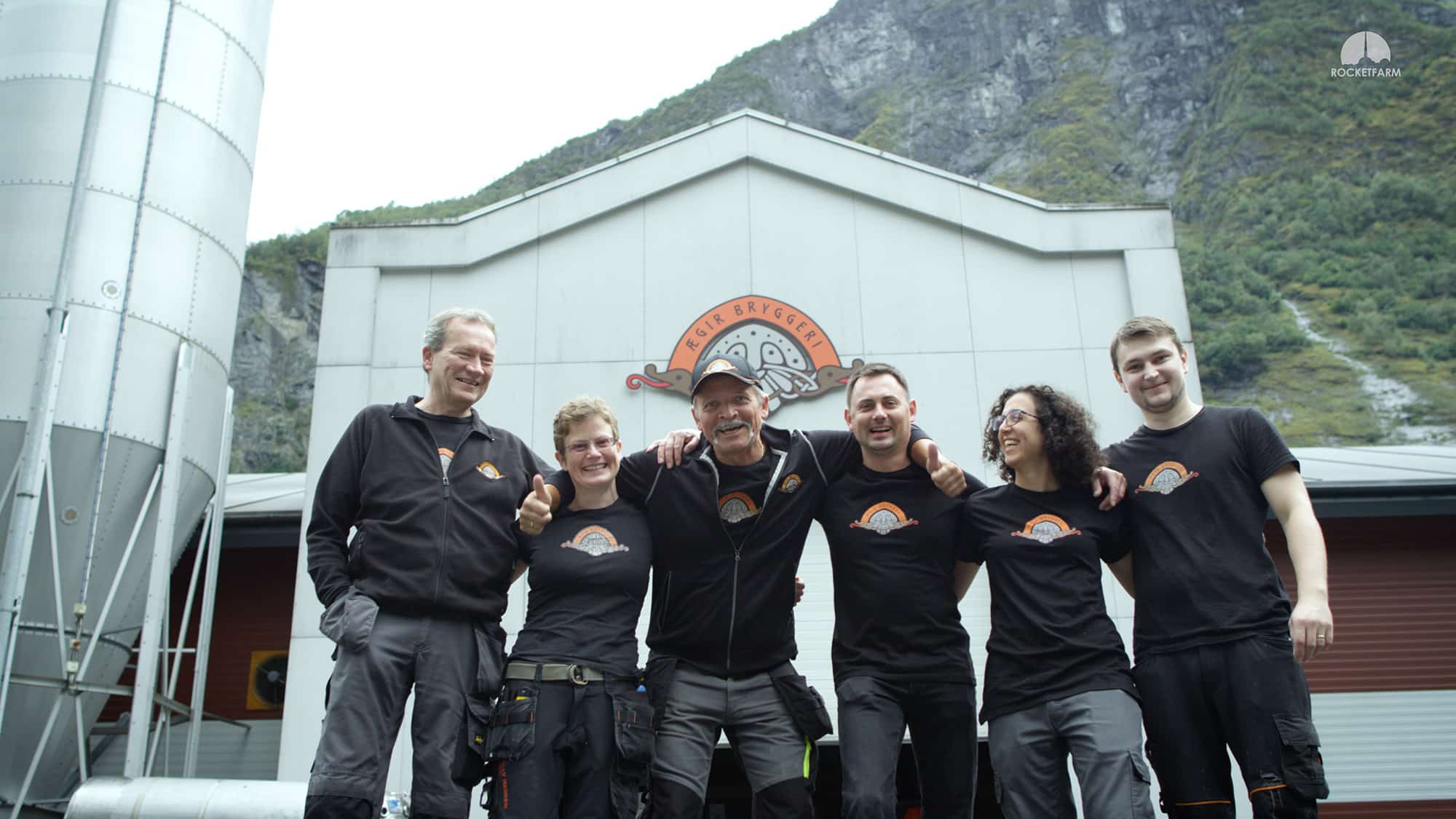 Ægir brewery employees